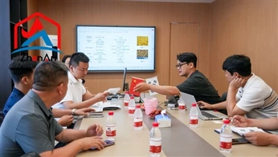 A dél -koreai küldöttség meglátogatja a Zhenan csoportot
