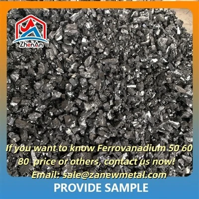 50-100 mm 50% Ferro-vanádium ötvözet